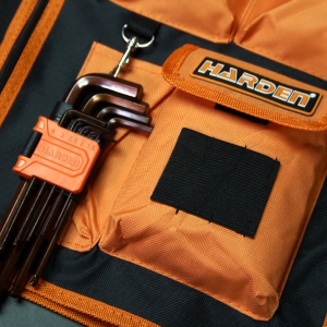 Harden 520506 Tool Vast (PROFESSIONAL) Wear-resistant Water-proof Thick Oxford Working Tool Sleeveless Workmans Safety Vest