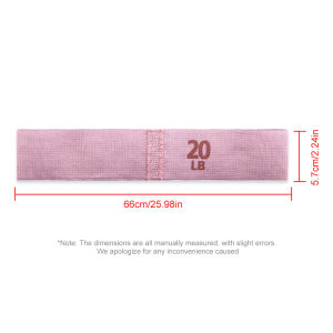 Portable Hip Resistance Bands Anti-Slip Stretch Fitness Strips Glute Thigh Elastic Bands Yoga Gym Equipment for Legs and Butt