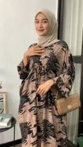 Kaftan Gamis Jumbo Busui Rayon Premium Terbaru Elegan Untuk Lebaran Kaftan Size Jumbo Viral