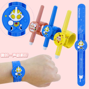 Childrens Toy Plastic Tape Measure Soft Ruler Snap Bracelet Neutral Pen Watch Kindergarten Gift Cartoon Brand Office Supplies
