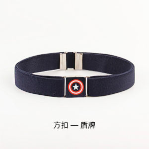 Spring Cat Elastic Waist Belt for Students Kindergarten Children Adjustable Military Training Pants Boys Girls Nursery
