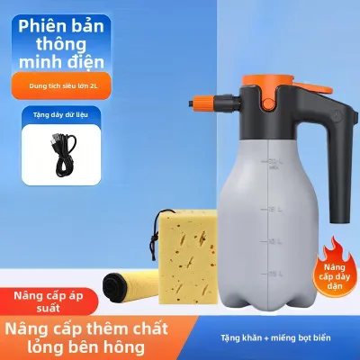 Máy Xịt Bọt Động Lực Pin Dùng Để Rửa Xe