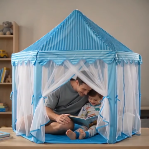 Childrens Tent Toy Princess Playhouse Foldable Playhouse Tent with Carrying Case—The Perfect Birthday Gift
