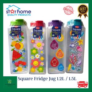 Square Fridge Water Jug Pitcher Tubigan sa ref palamigan pitsel pitchel jag lagayan ng tubig Star Home 1.2L or 1.5L