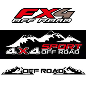 Stiker 4X4 Offroad Fx4 Stiker Hilux Sticker Adventure Untuk Mobil Samping Belakang