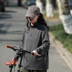 Outdoor Cycling Clothes Quick Dry Antibacterial Sun Protection Reflective Design Long Sleeve T-Shirt for Women Street Style Loose Fit