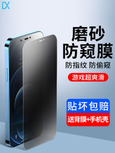 Apple 16Pro Frosted Glass Tempered Film Full Screen Coverage Privacy Protection Anti-Fingerprint Anti-Glare Gaming Phone Sticker