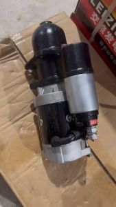 Đề 254 cong V 11 răng 24v lắp cho xe ô tô 35 đến 6 tấn máy 4108 xe ben xe thùng cửu long trường hải 5.8kw 3 tai