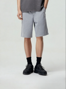 Jack Jones | Comfortable Adjustable Drawstring Waist Straight Leg Denim Shorts