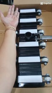 Telescopic Vacuum Head 19inches with 12 Urethane Wheels for Pool Cleaning