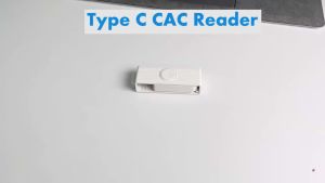 Type C CAC Smart Card Reader DOD Military USB C Common Access PIV CAC Readers Compatible with Windows Mac OS and Android Phone