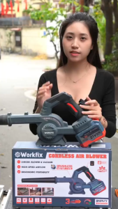 Máy Thổi Bụi Pin Workfix WF-AB0203BL Không Chổi Than – Thổi Bụi Máy Tính Bàn Phím Gara Ô Tô – Gió Mạnh Nhỏ Gọn ( Bảo Hành 12 Tháng )