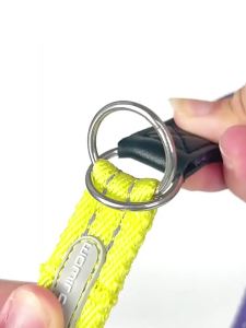 HamshMoc Dog Collar Leash Set Semi P Training Auto Adjust Reflective Comfort Grip For All Breeds