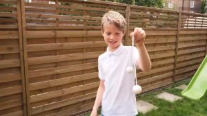 🅷🆆 Tiktok Viral Lato Lato Toy Old School Game Bola Etek Etek Toy Touch Ball Decompression Ball