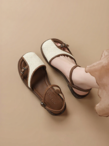 Josiny | Soft Bottom Strap Sandals Rome Style
