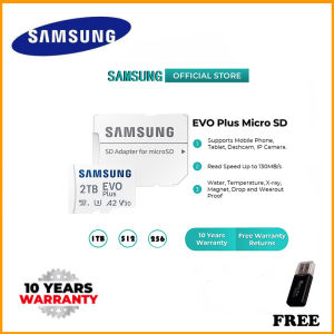 Sansung EVO Plus A1 / A2 microSDXC MicroSD Card Memory Card with SD Adapter for Smartphones Dashcam IP Camera Tablet (128GB 256GB 512GB 1024GB 2000GB 1TB )