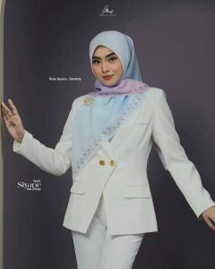Siyane Scarf Arrafi Jilbab hijab kerudung wanita dewasa segiempat gradasi 2 warna daily mewah terbaru new terlaris terkini modern kekinian murah viral lebaran 2024 adem mudah di bentuk cantik bahan voal exclusive cantik bayar ditempat COD gratis ongkir
