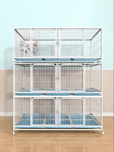 Breeding Cage 1/2/3 Layer Heavy Duty Professional  Cat Dog Rabbit arm Animal Breeding Stackable Design