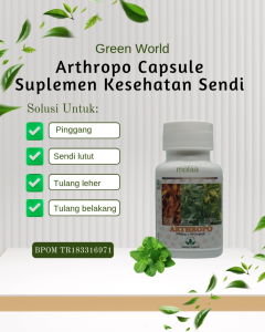Green World Arthropo Capsule - suplemen kesehatan sendi
