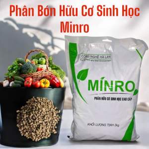 2kg Phân Bón Hữu Cơ Sinh Học Minro Cung Cấp Dưỡng Chất Tăng Năng Suất Chất Lượng Cây Trồng Rau Hoa kiểng
