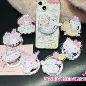 Universal Magnetic Absorption Cartoon Phone Case Female Style Sanrio Joint Chiikawa Airbag Support Bracket Cute Digital Accessory