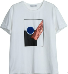Summer Geometric Pattern T-Shirt