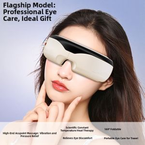 Eye Massager Relieve Fatigue Vibrating Massage Heat Compression Eye Mask Childrens Eye Protection Device Wood Forest Brand