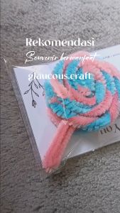 glaucous.craft Souvenir Gantungan Lolipop - Undangan Pernikahan Tasyakur