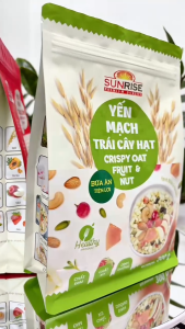 Yến Mạch Trái Cây Và Hạt Dinh Dưỡng Sấy Giòn Sunrise 300g