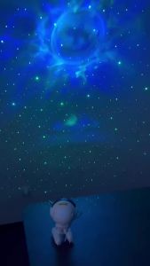 Astronaut Bluetooth Aurora Light Starry Sky Nebula Romantic Atmosphere Light Astronaut Starry Sky Projection Nightlight