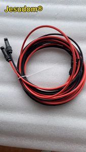 【Spot COD】1 Pair Black & Red 10/20/30 Feet 10AWG Solar Panel Extension Cable Wire with MC4 Female and Male Connector
