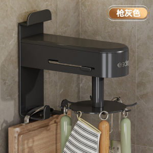 Giá Treo Đồ Nhà Bếp Đa Năng Gắn Tường Không Cần Đục Lỗ Giá Để Nĩa Rây Thoát Nước Giá Để Bát Đĩa Bằng Sắt Hiện Đại Tối Giản