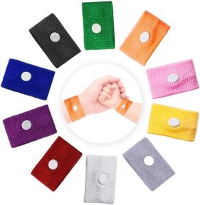 Anti Motion Sickness BandsNatural Acupressure Nausea Relief Wristband for Pregnancy Morning Car Sea Flying Trip Nausea Anxiety