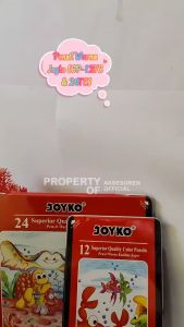 Pensil Warna Joyko [CP-24TC] / Alat Tulis Gambar Pencil Colour [24 pcs] Box Kaleng