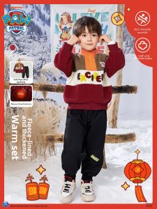 Paw Patrol | Plush Boys Set Autumn and Winter New Years Wear