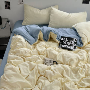 1PC Duvet cover đơn giản màu trơn đơn/siêu đơn/Nữ Hoàng/Vua/Cỡ đại Quilt Cover thoáng khí màu xanh/vàng/Hồng/Xanh Comforter bìa với dây kéo