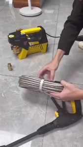 REAIM Garden Hose High Pressure Power Sprayer Washer Hose High Pressure Car Washer Hose Flexible Extension Hose