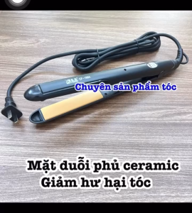 Máy duỗi cụp 199B duỗi cụp bản sứ cao cấp thiết kế tiện lợi dành cho nhu cầu sử dụng tại nhà tạo kiểu tóc dễ dàng chất liệu cao cấp an toàn bảo hành 03 tháng