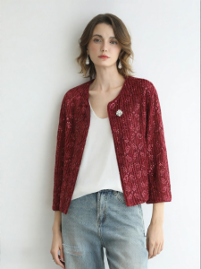 COCO BELLA | Heavy-duty Design Pearl Beads Embroidery Casual Jacket