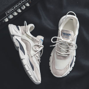 Fall New Style Dad Shoes Mens Trendy Anti-slip Lightweight Soft Bottom Odor-resistant Running Shoes Breathable Mesh Casual Sports Shoes