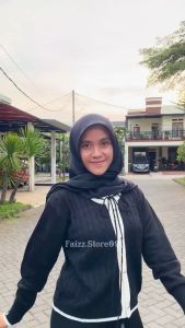 Vela Cardigan Rajut Tali Pita Motif Cable Lengan Panjang Wanita Kekinian