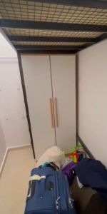Helper bed /Customize helper loft bed+mattress +wardrobe+ceiling fan light+sliding Ventilation door