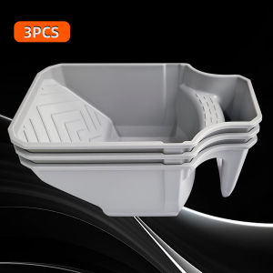 3-piece value pack 4" hand-held paint cup with paint brush card slot and roller brush bevel design roller brush easy to match