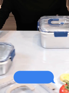 กล่องเก็บอาหารสแตนเลส 316L พร้อมฝาปิด กล่องเก็บความสด ปลอดภัยสำหรับอุ่นอาหาร กล่องอาหารพร้อมฝาปิด เหมาะสำหรับผลไม้และกล่องข้าวกล่อง