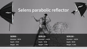 Selens EDGE Photo Studio Reflective Light Umbrella Upscale Softbox with Bowen Mount for Photography Studio Flash Light