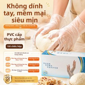 MEIDI | Găng Tay Một Lần Dùng PVC Chống Dính Bền Đạt Tiêu Chuẩn Thực Phẩm