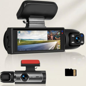 Camera Hành Trình Kép HD 1080P Với Tầm Nhìn Ban Đêm Cảm Biến G Màn Hình IPS Ghi Hình Lái Xe Phía Trước Và Phía Sau Của STONEGO