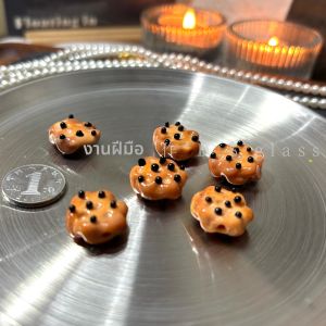 ลูกปัดคริสตัลหินสำหรับทำเครื่องประดับ DIY รูปเค้ก ขนม ไอศกรีม ลูกปัดหินกระจกทำมือสดชื่น ลูกปัดหินกระจกตกแต่งงานฝีมือ