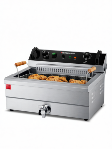 DEMASHI | Large Capacity Commercial Electric Fryer with Drainage