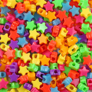 1000pcs Multi-colored Large Hole Pony Beads For Jewelry Making DIY Kids Crafts Friendship Bracelets Beading Keychains Supplies
